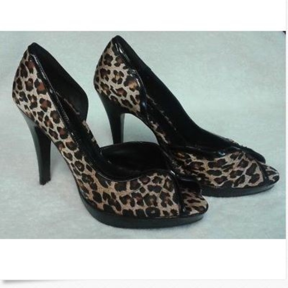 Charlotte Russe Cheetah / Leopard Print Heels